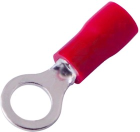 Наконечник кольцевой изолированный ø 6.5 мм 0.5-1.5 мм² (НКи 1.5-6/НКи 1,25-6) красный REXANT