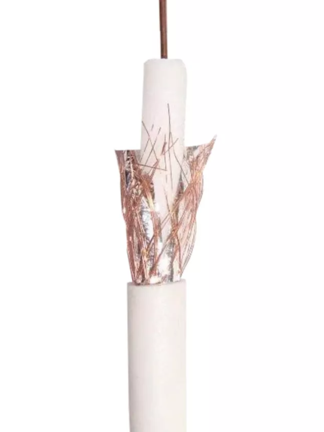 Кабель DIVISAT RG-6/U (РК 75-4,3-31) Cu (24%) 75 Ом, коаксиальный, белый, (100м.)