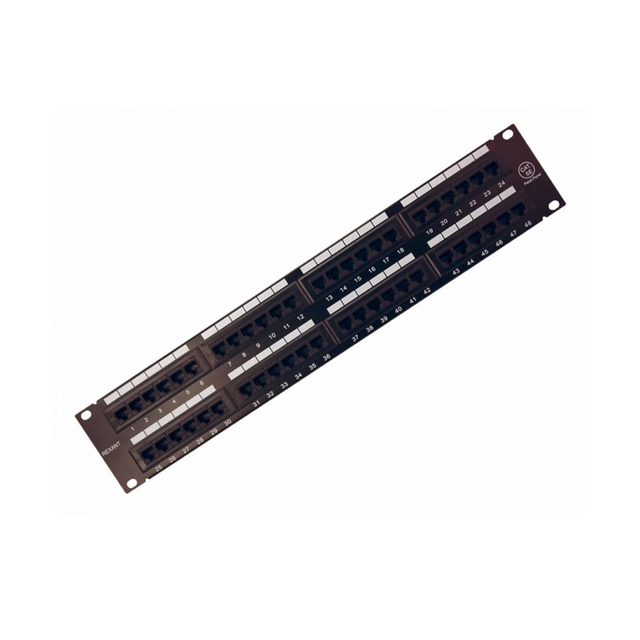 Патч-панель 19", 2U, 48 портов RJ-45, категория 5e  REXANT 