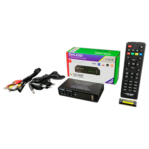 Цифровой приемник DIVISAT DVS-4201 (DVB-T/T2/C) эфирно-кабельный