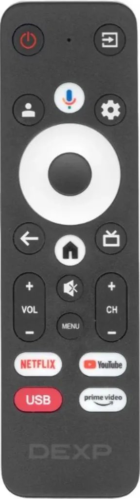 DEXP KT2122  пульт для SMART TV с голосовым управлением