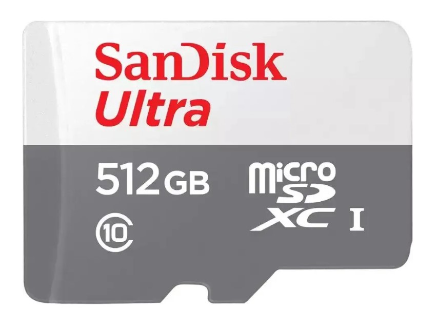 Micro SecureDigital 512GB SanDisk microSDXC Class 10 Ultra UHS-I A1 (без адаптера)