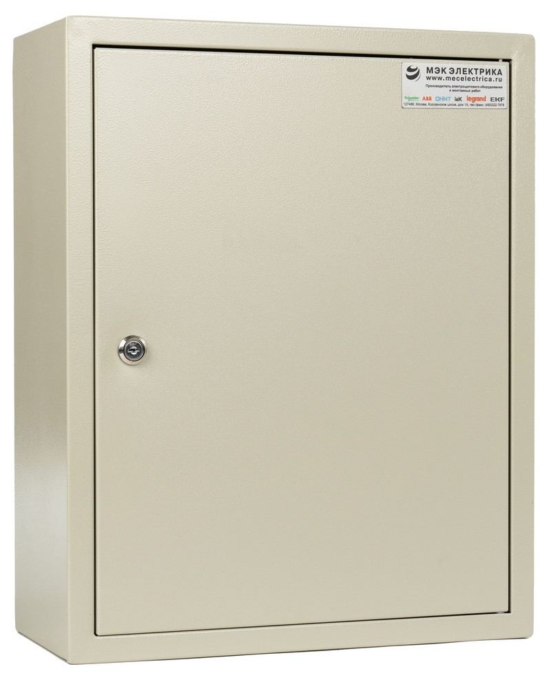 Щит с монтажной панелью ЩМП - 06 МЭК (500х400х170) IP31 (Металлокорпус) 