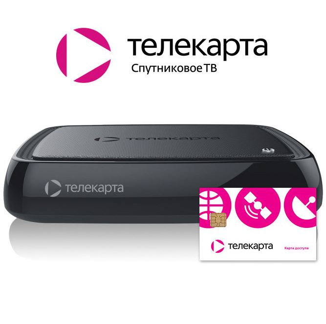 Спутниковый интерактивный приемник М1 IRDETO + Карта доступа "Телекарта  Вездеход 85 irdeto"