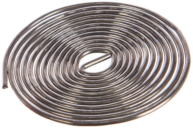 Припой с канифолью ПОС-61 REXANT, 1 м, Ø1.5 мм, (олово 61%, свинец 39%), спираль, конверт