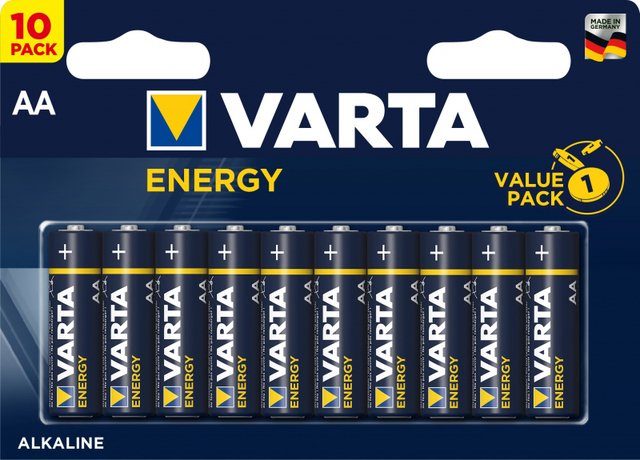 Батарейка Varta ENERGY LR6 AA BL10 Alkaline 1.5V (10/200/36000)