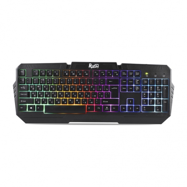 Клавиатура SMARTBUY RUSH 330 USB (SBK-330G-K) игровая проводная мультимедийная, черный