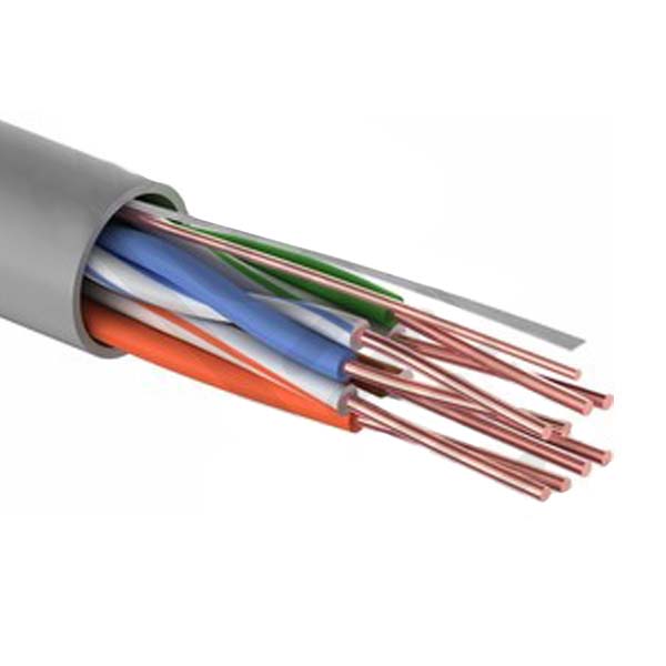 Кабель PROconnect LIGHT UTP, витая пара 4PR 24AWG, CCA, CAT5e, PVC серый, бухта 305 м.