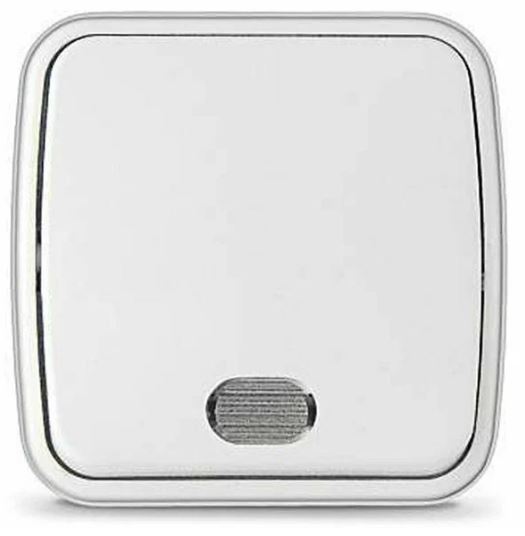 Выключатель одноклавишный с подсветкой "СОЮЗ" серия "Электра", о/у, 10А, 220В, белый (еврослот) (100)